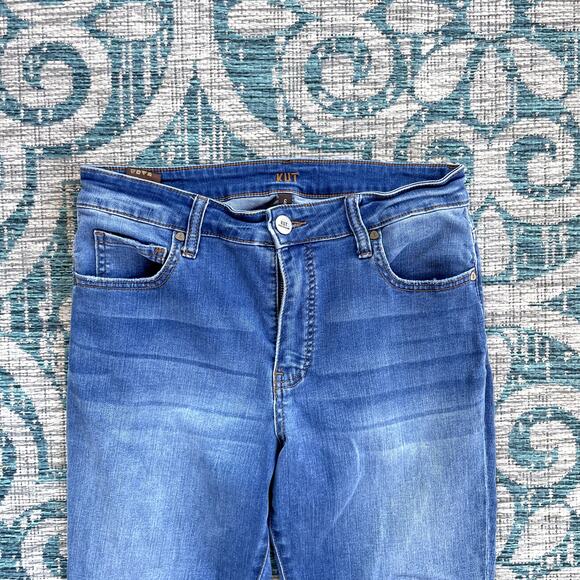 KUT from the Kloth Women's High Rise‎ Fab Ab Crop Skinny Jeans - Size 6 - Picture 4 of 11